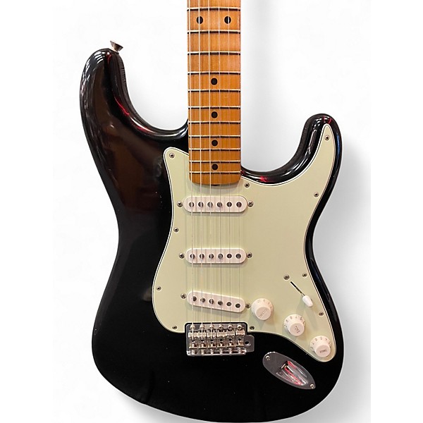 Used Fender Vintera II Road Worn 60s Stratocaster Black Solid Body Electric Guitar