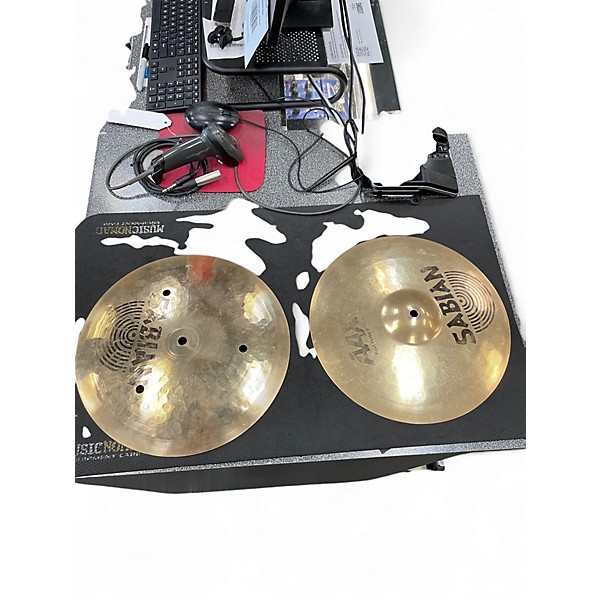 Used SABIAN 13in AAX Fast Hi Hat Pair Cymbal