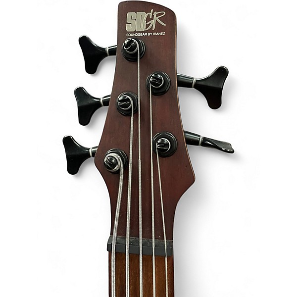 Used Ibanez SR505 5 String Mahogany Electric Bass Guitar
