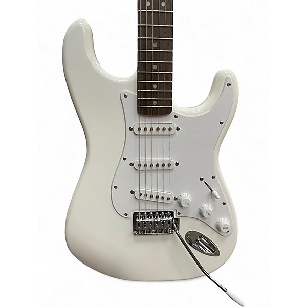 Used Squier Sonic Stratocaster Olympic White Solid Body Electric Guitar
