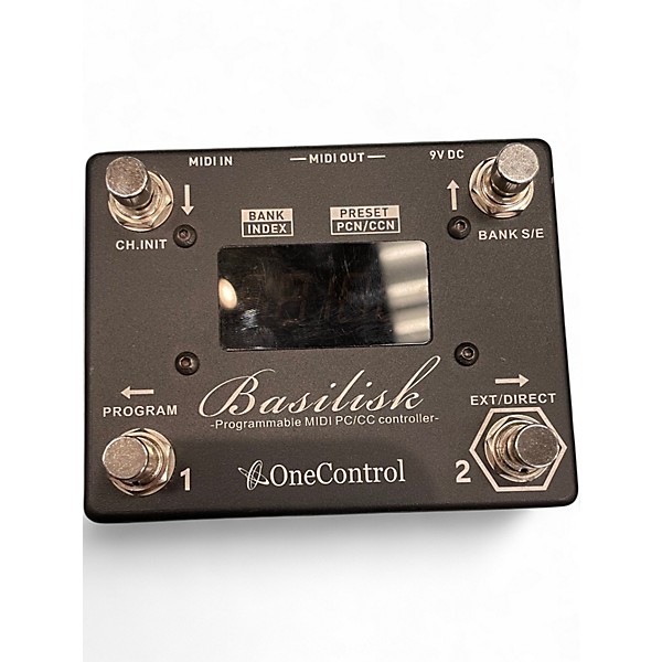 Used Basalisk Programmable MIDI Controller Footswitch MIDI Utility