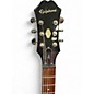 Used Epiphone Dot Deluxe Flametop AQUAMARINE Hollow Body Electric Guitar