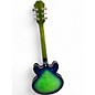 Used Epiphone Dot Deluxe Flametop AQUAMARINE Hollow Body Electric Guitar