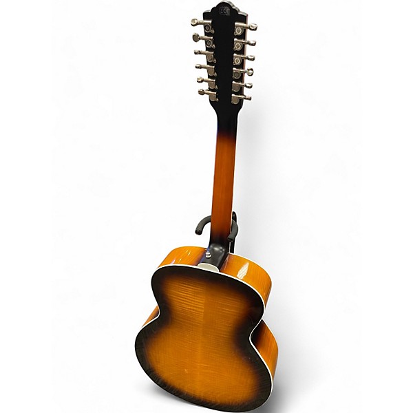Used Guild F2512E 2 Tone Sunburst 12 String Acoustic Guitar