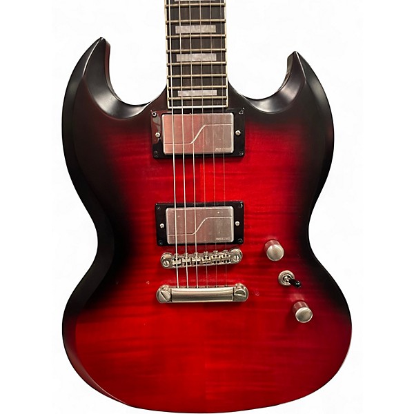 Used Epiphone SG Prophecy Custom GX Crimson Red Burst Solid Body Electric Guitar