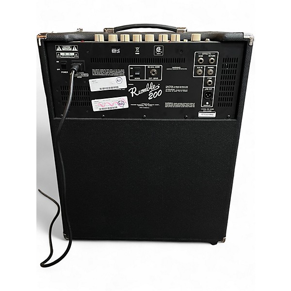 Used Fender Rumble 200 1x15 Bass Combo Amp