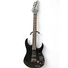 Used Ibanez RGKP6 Satin Black Solid Body Electric Guitar