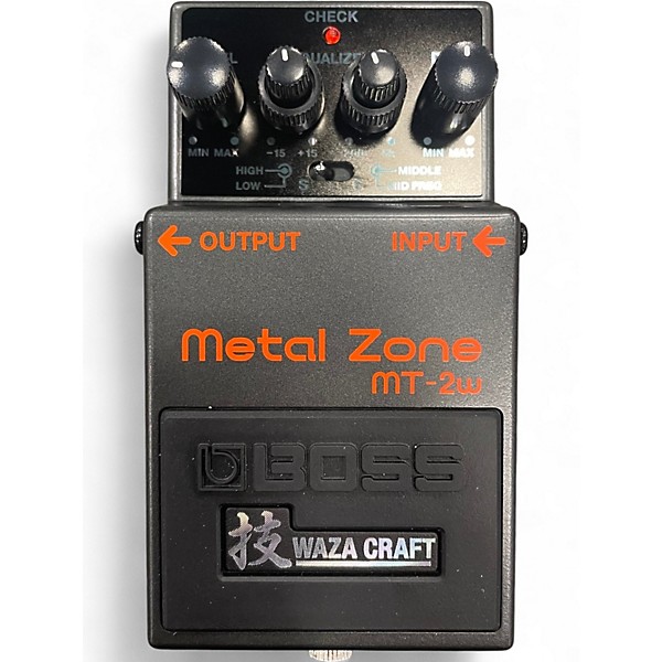 Used BOSS MT2W Metal Zone Waza Craft Effect Pedal