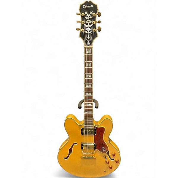 Used Epiphone Sheraton II Natural Hollow Body Electric Guitar