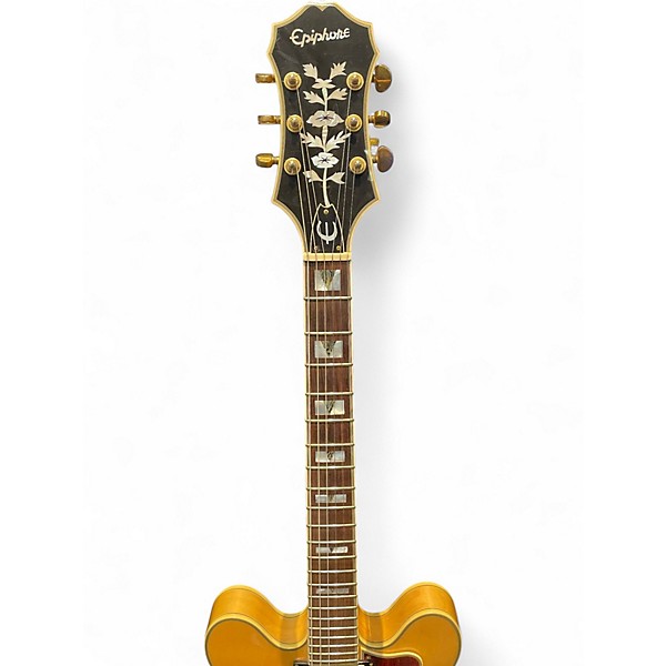 Used Epiphone Sheraton II Natural Hollow Body Electric Guitar