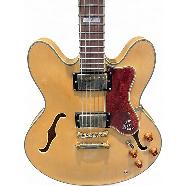 Used Epiphone Sheraton II Natural Hollow Body Electric Guitar