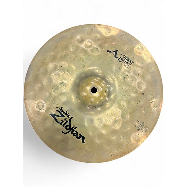 Used Zildjian 13in A Series Pocket Hi Hat Top Cymbal