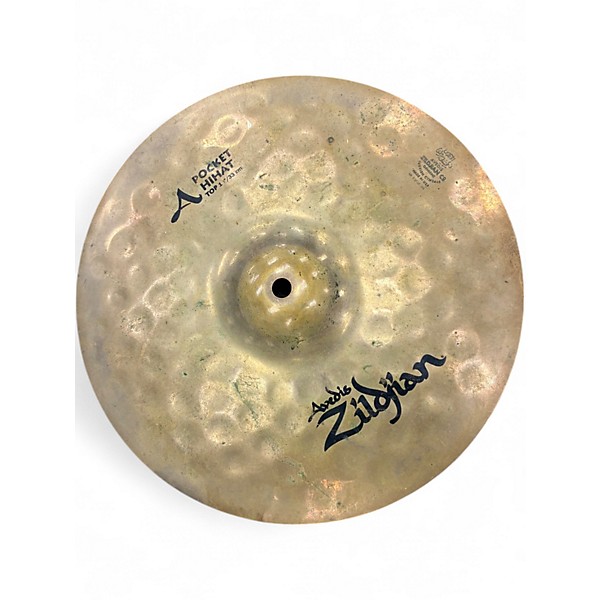 Used Zildjian 13in A Series Pocket Hi Hat Top Cymbal