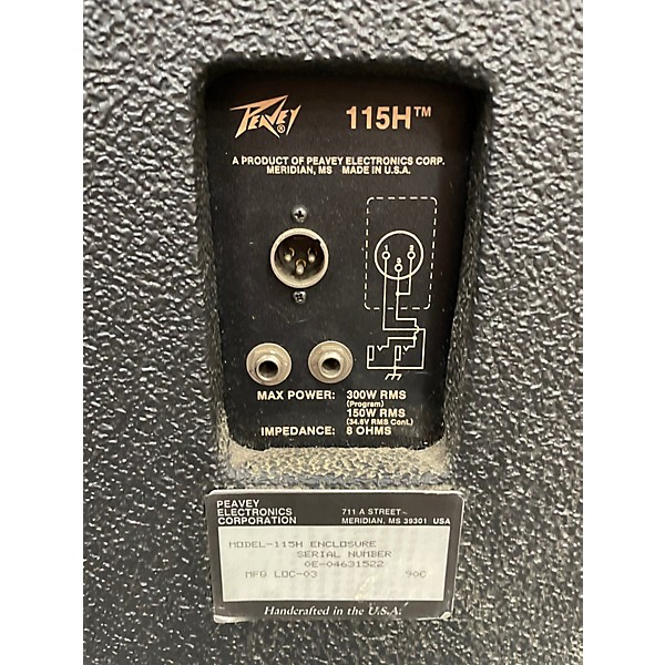 Used Peavey 115H Unpowered Speaker