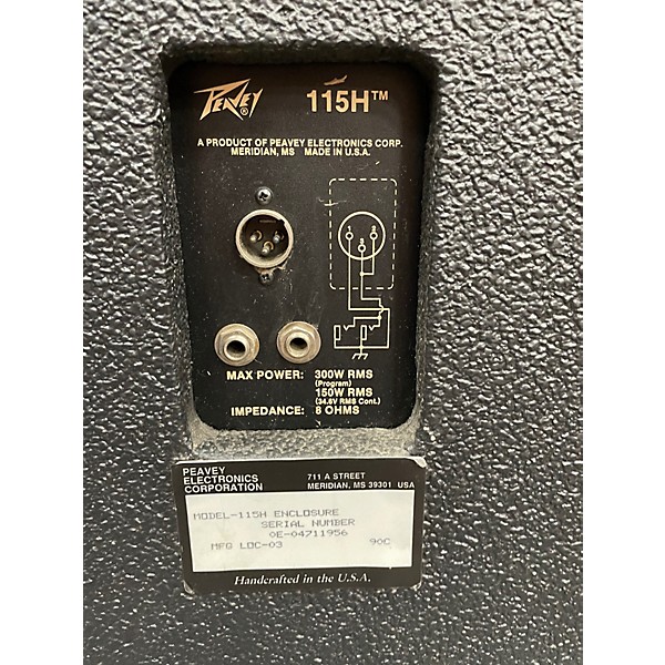 Used Peavey 115H Unpowered Speaker