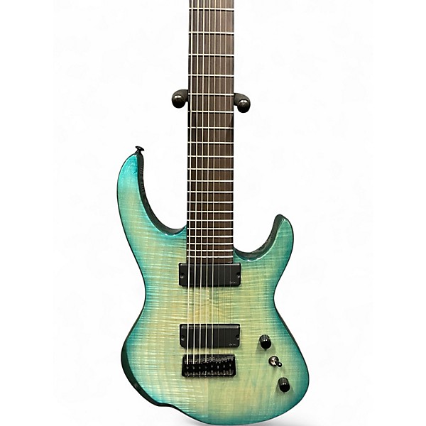 Used Agile Intrepid Pro 828 OCEANBURST FLAME Solid Body Electric Guitar