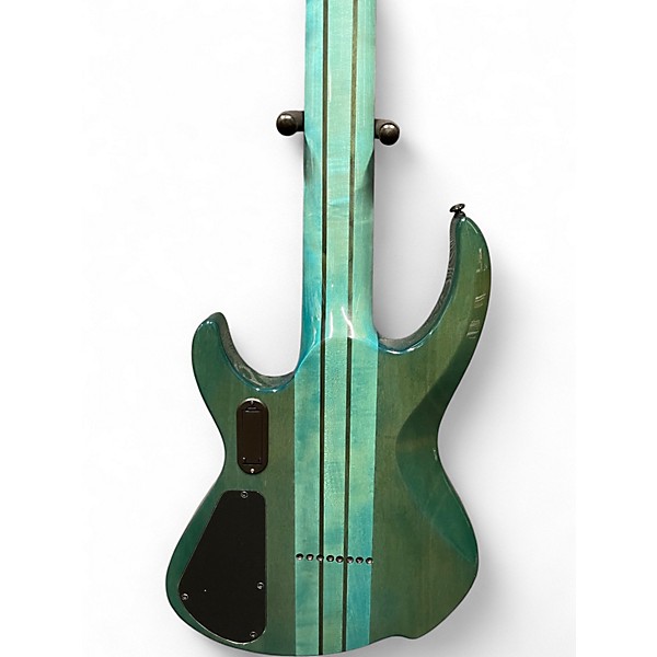 Used Agile Intrepid Pro 828 OCEANBURST FLAME Solid Body Electric Guitar