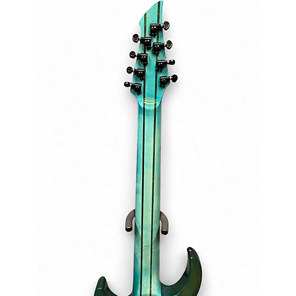 Used Agile Intrepid Pro 828 OCEANBURST FLAME Solid Body Electric Guitar