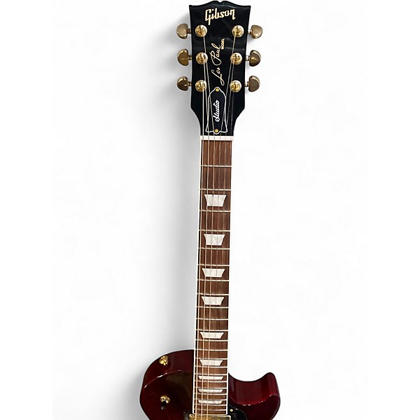 Used Gibson Les Paul Studio Red Solid Body Electric Guitar