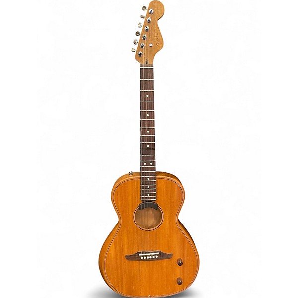 Used Fender Highway Series Parlor Mahogany Acoustic Electric Guitar