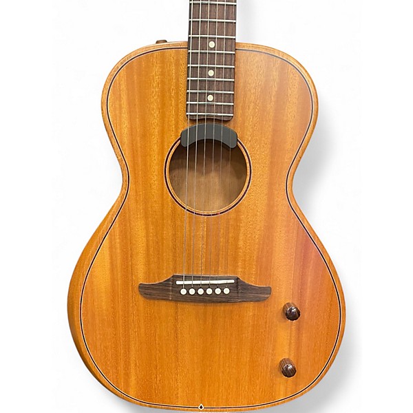 Used Fender Highway Series Parlor Mahogany Acoustic Electric Guitar