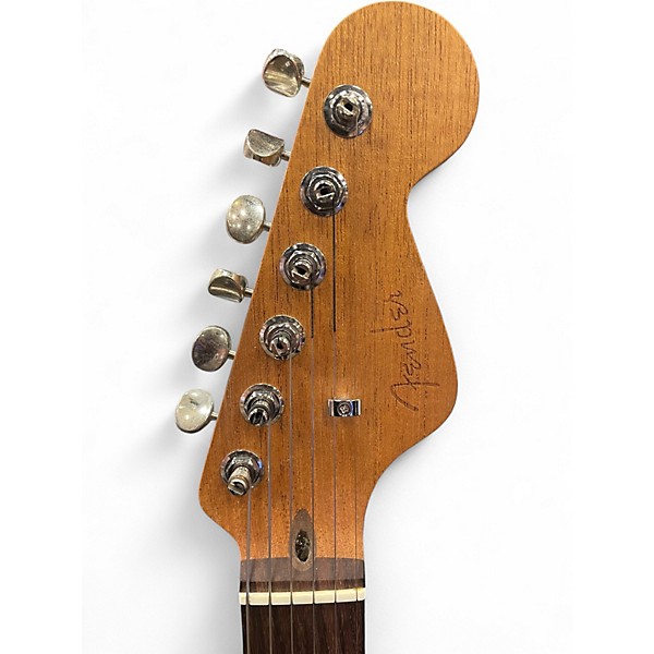 Used Fender Highway Series Parlor Mahogany Acoustic Electric Guitar