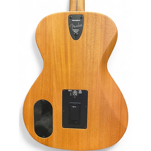 Used Fender Highway Series Parlor Mahogany Acoustic Electric Guitar