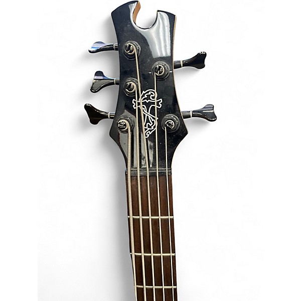 Used Tobias Toby Deluxe V 5 String Black Electric Bass Guitar