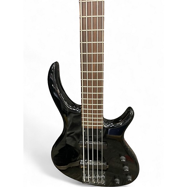 Used Tobias Toby Deluxe V 5 String Black Electric Bass Guitar