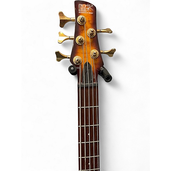 Used Ibanez SR405 5 String Amber Electric Bass Guitar
