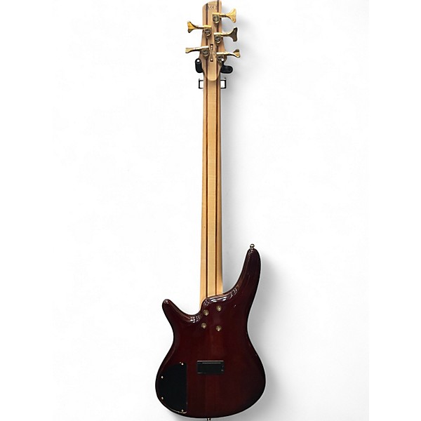 Used Ibanez SR405 5 String Amber Electric Bass Guitar
