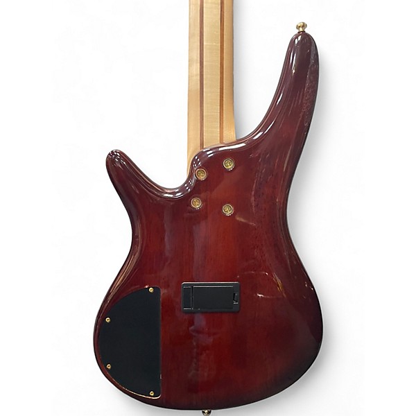 Used Ibanez SR405 5 String Amber Electric Bass Guitar