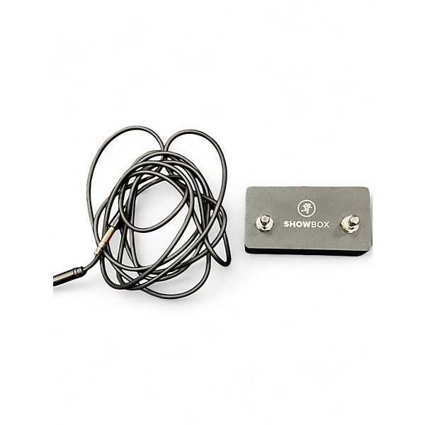 Used Mackie SHOWBOX FOOTSWITCH 2 BUTTON Footswitch