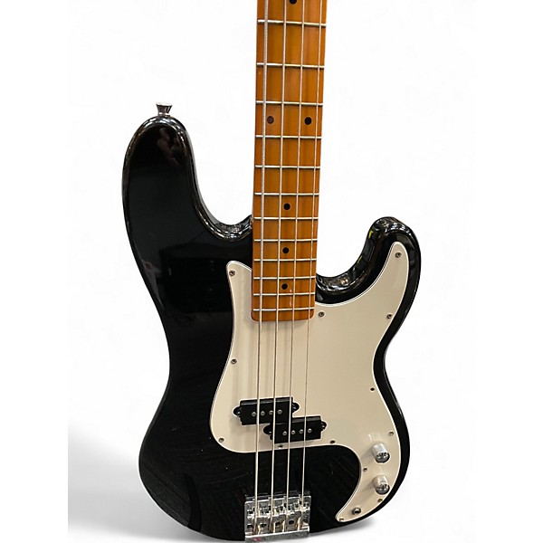 Used Squier Classic Vibe Telecaster Bass Black and White Electric Bass Guitar