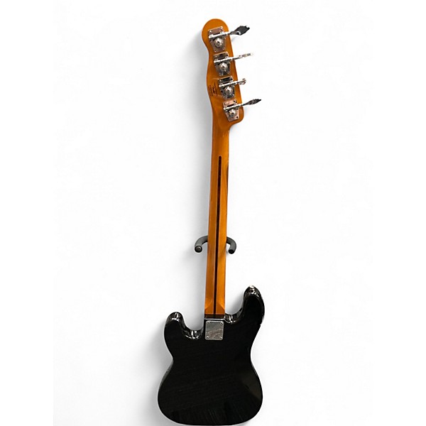 Used Squier Classic Vibe Telecaster Bass Black and White Electric Bass Guitar