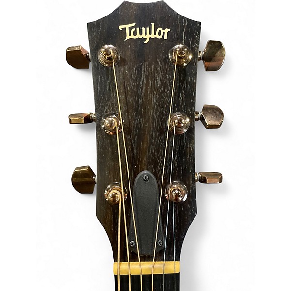 Used Taylor 214CE Deluxe Natural Acoustic Electric Guitar