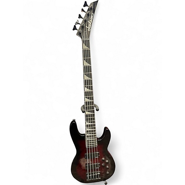 Used Jackson JS30 TRANSPARENT RED BURST Solid Body Electric Guitar