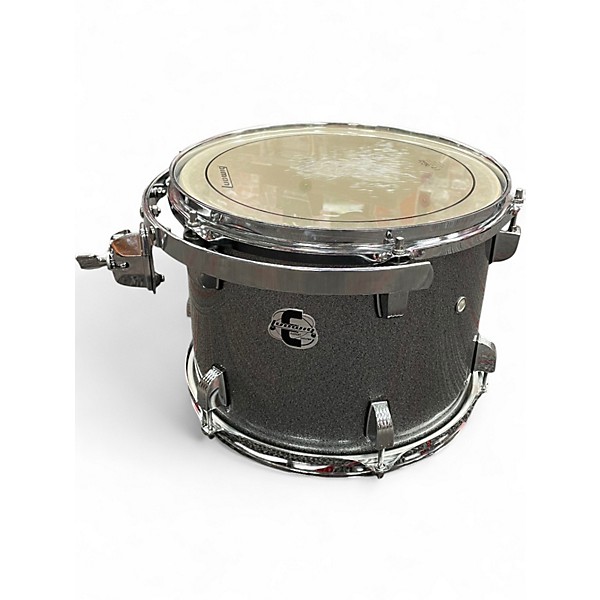 Used Ludwig 5 Piece Element Evolution Silver Sparkle Drum Kit