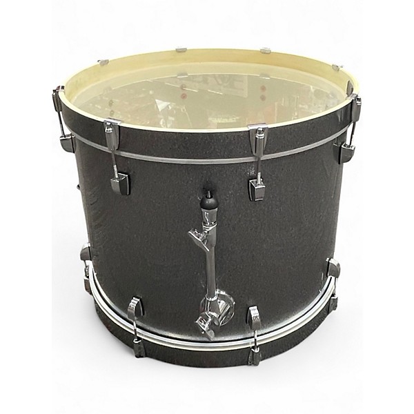 Used Ludwig 5 Piece Element Evolution Silver Sparkle Drum Kit