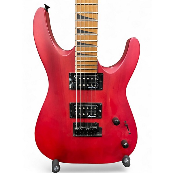 Used Jackson JS24 RED STAIN Solid Body Electric Guitar