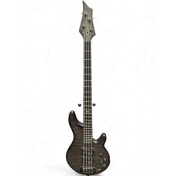 Used Traben CHAOS CORE TIGER EYE BLACK Electric Bass Guitar
