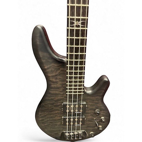 Used Traben CHAOS CORE TIGER EYE BLACK Electric Bass Guitar
