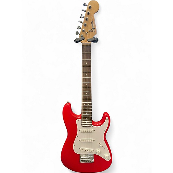 Used Squier Mini Affinity Stratocaster Red Electric Guitar