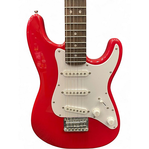 Used Squier Mini Affinity Stratocaster Red Electric Guitar
