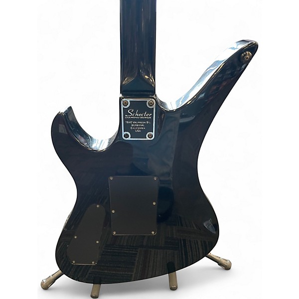 Used Schecter Guitar Research Synyster Gates Signature Standard black pinstripes Solid Body Electric Guitar