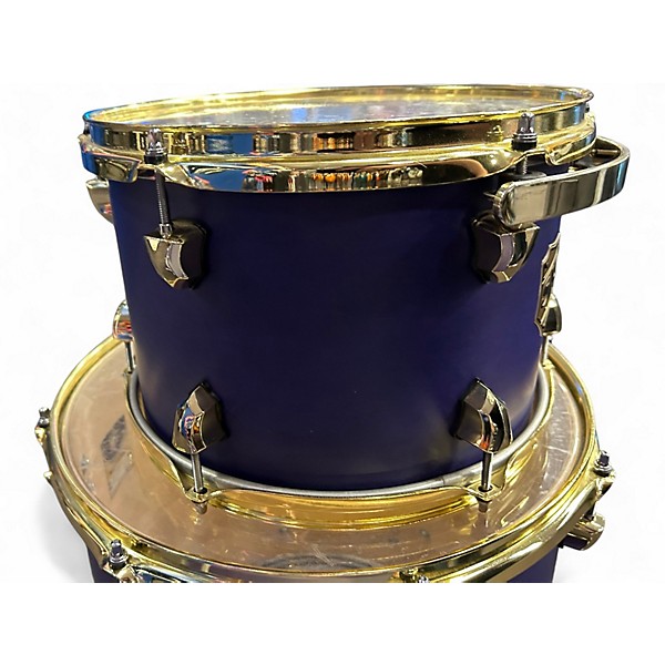 Used SJC 3 Piece Navigator 3pc Kit Purple Stain Drum Kit