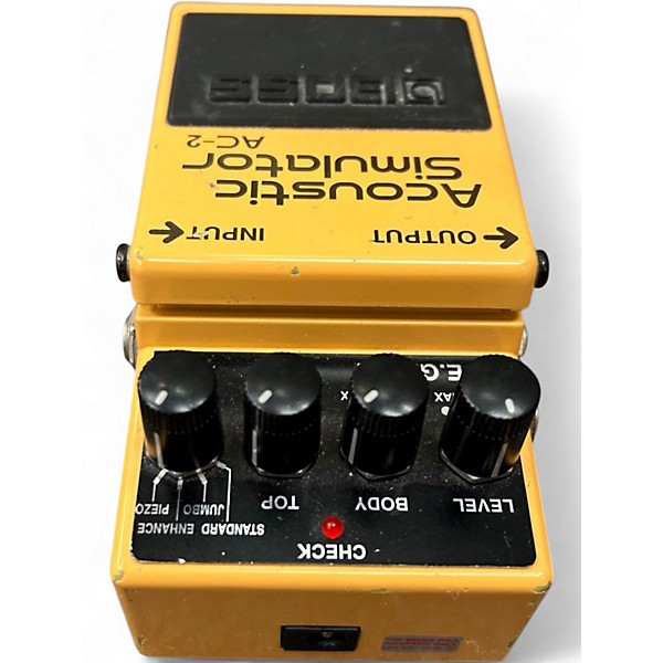 Used BOSS AC2 Acoustic Simulator Effect Pedal