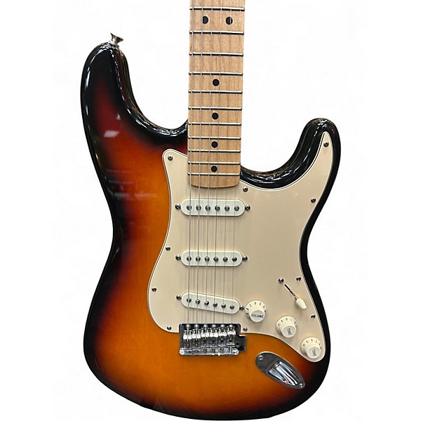 Used Fender Standard Stratocaster Sunburst Solid Body Electric Guitar