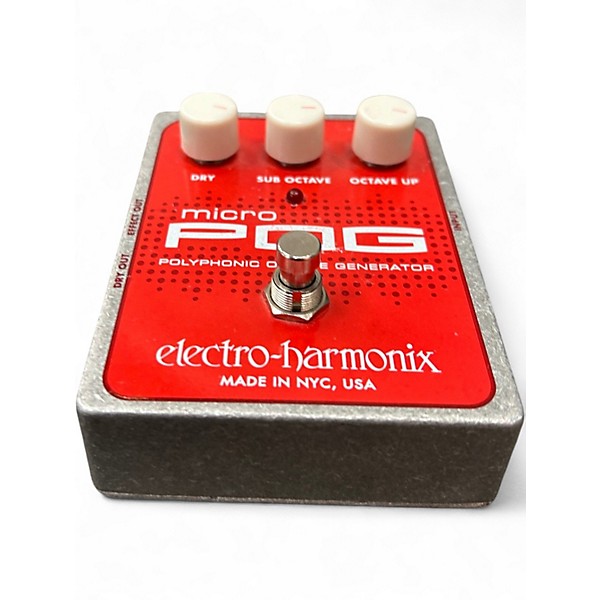Used Electro-Harmonix Micro Pog Polyphonic Octave Generator Effect Pedal