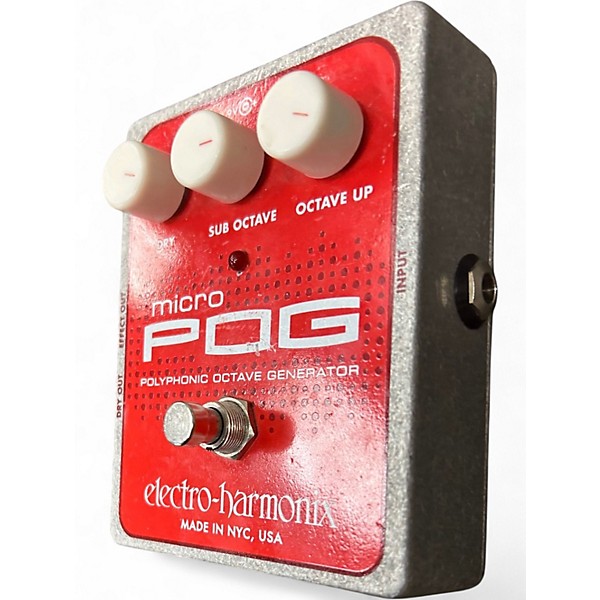 Used Electro-Harmonix Micro Pog Polyphonic Octave Generator Effect Pedal
